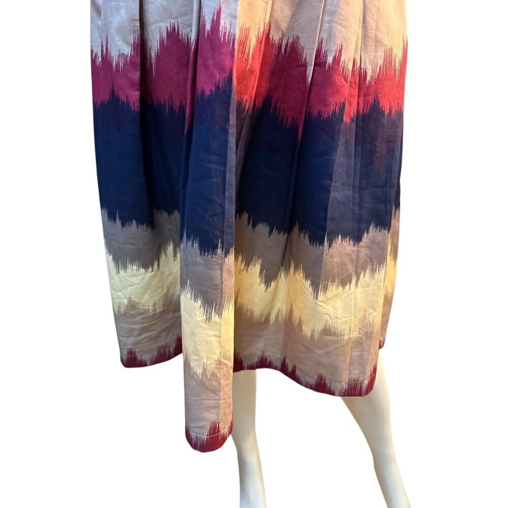 Anthropologie Corey Lynn Calter Strapless Painted Stripe Dress Size 4, EUC - Picture 2 of 6